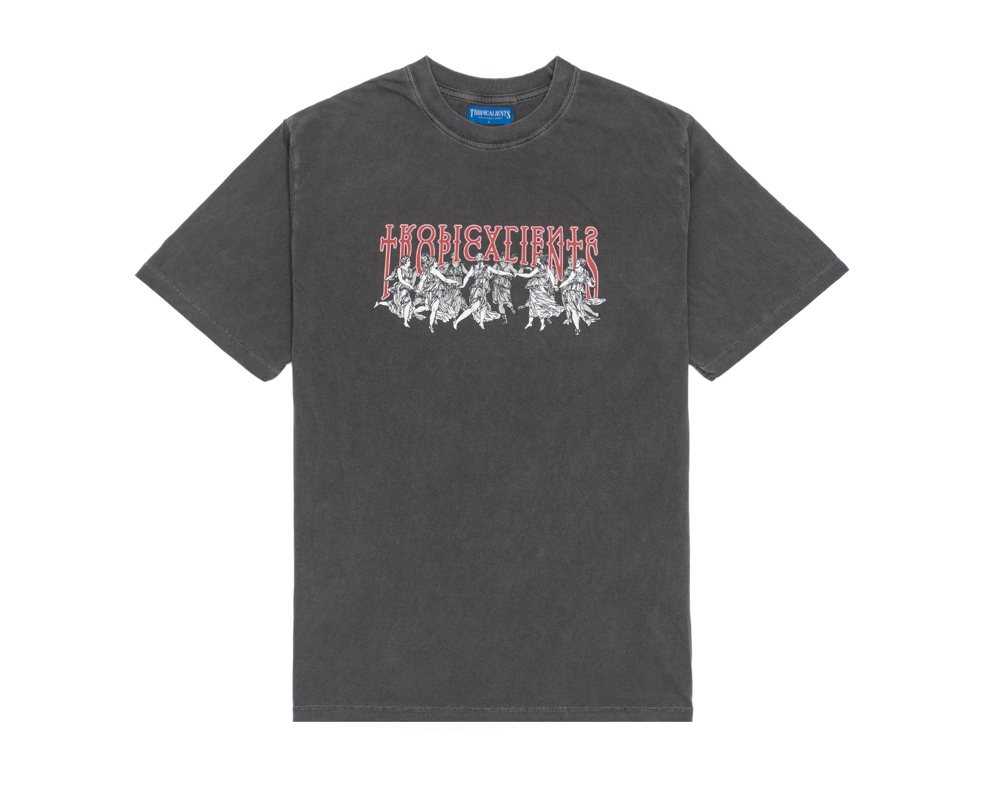 Camiseta Tropicalients Cult of Ts Preto Estonado – block