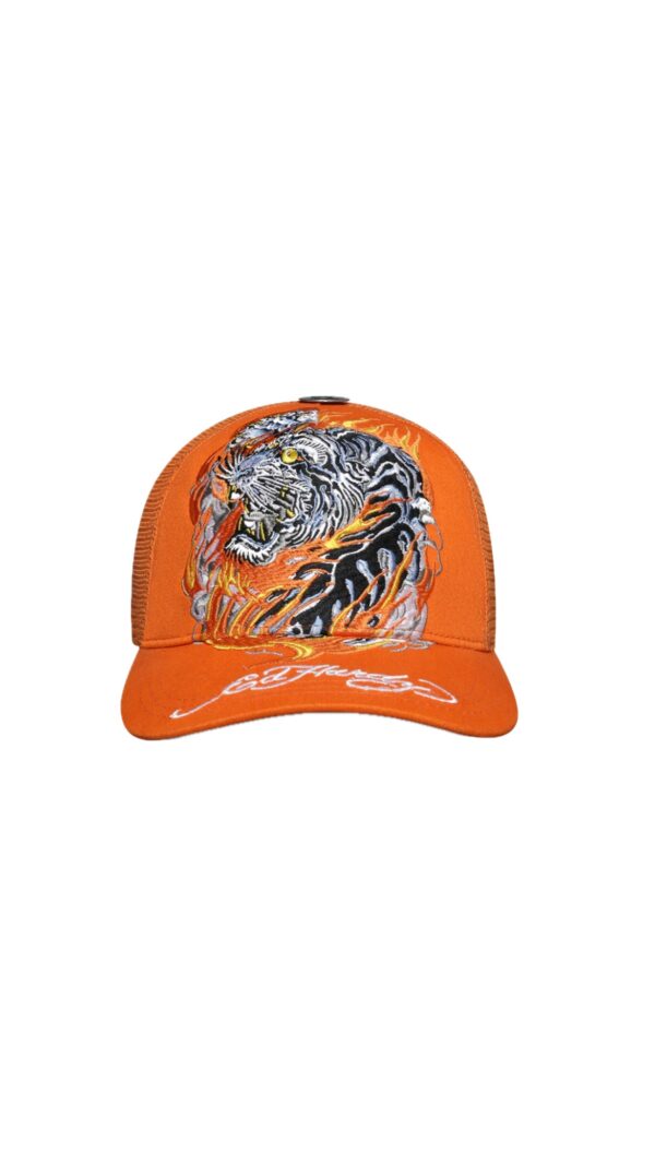 Boné Ed Hardy Trucker Tiger Orange