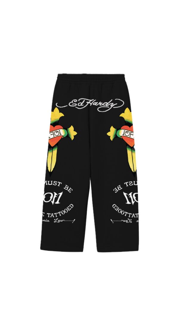 Calça Ed Hardy x Exclusivist 1of1  Black