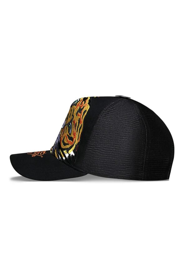 Boné Ed Hardy Trucker Tiger Open Mouth Black
