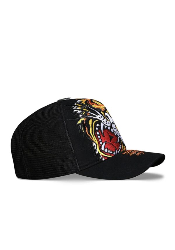 Boné Ed Hardy Trucker Tiger Open Mouth Black
