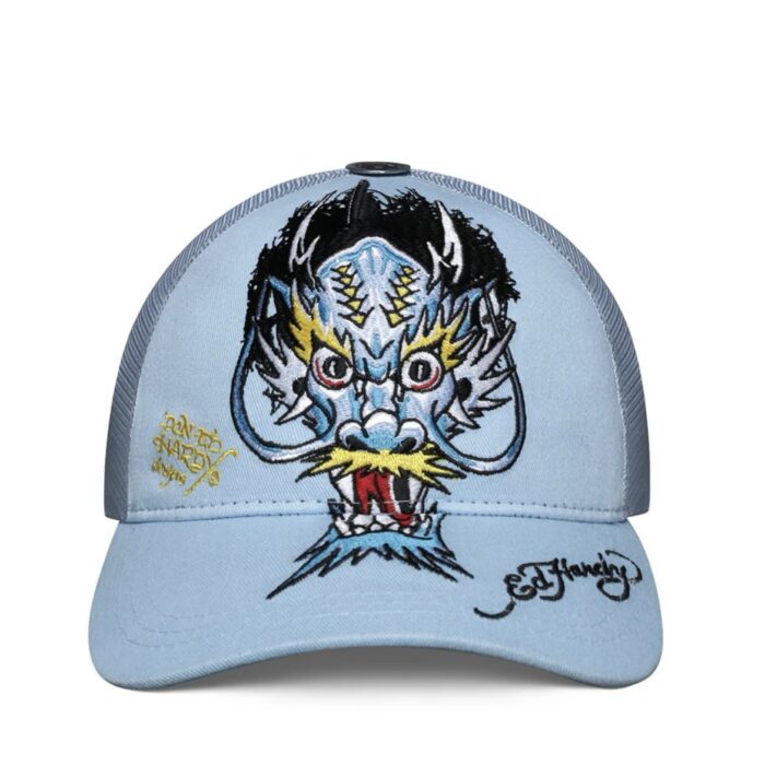 screenshot-11 Boné Trucker Dragon Head Blue