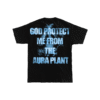 Camiseta Aura Plant Oversized Prayer Sky Preta