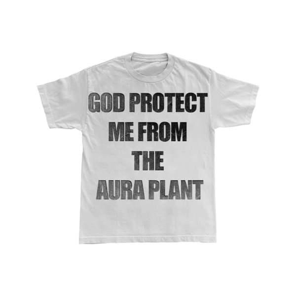 god-protect-me-from-the-aura-plant-copy-8 Camiseta Aura Plant Oversized GOD PROTECT ME FROM THE AURA PLANT “OG” Branca
