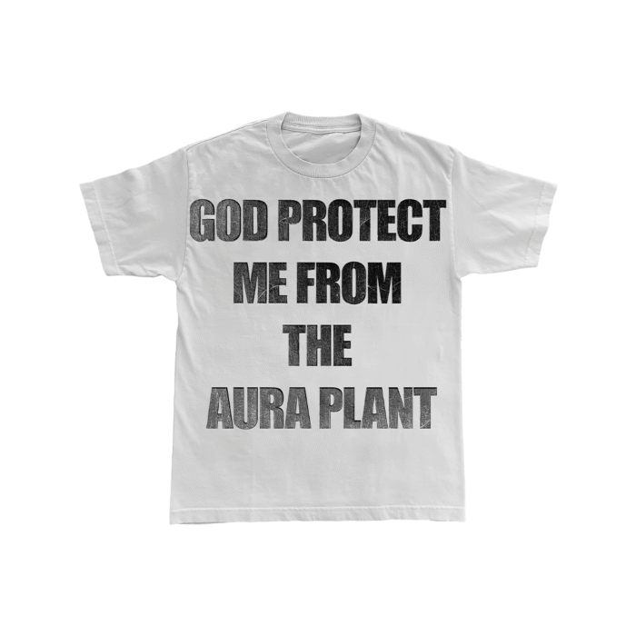 god-protect-me-from-the-aura-plant-copy-8 Camiseta Aura Plant Oversized GOD PROTECT ME FROM THE AURA PLANT “OG” Branca