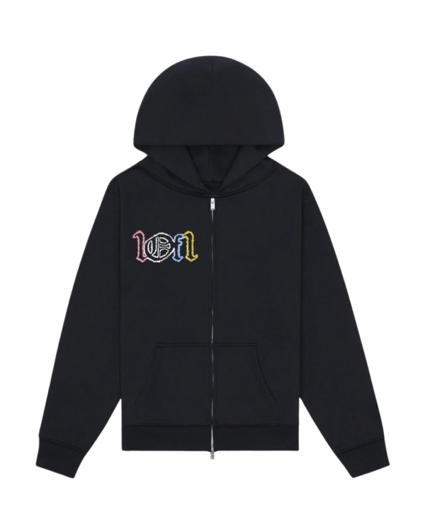 img_8682 Moletom Exclusivist 1of1 Hoodie Street Light Zip Up Preto