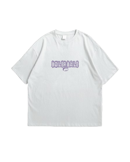 Camiseta Drop001 Block x Boiler Baile Branca