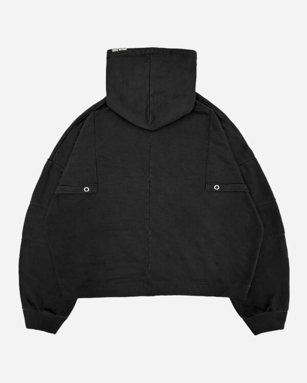 Moletom de Ziper Aevus Monozilla de Pilares Preto