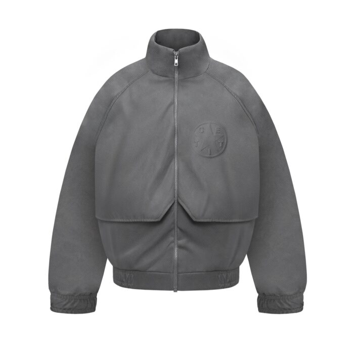 casaco-cinza-frente Jaqueta Cetti “platina” Cinza