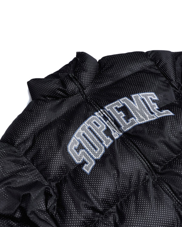 Jaqueta Supreme Mesh Jersey Puffer