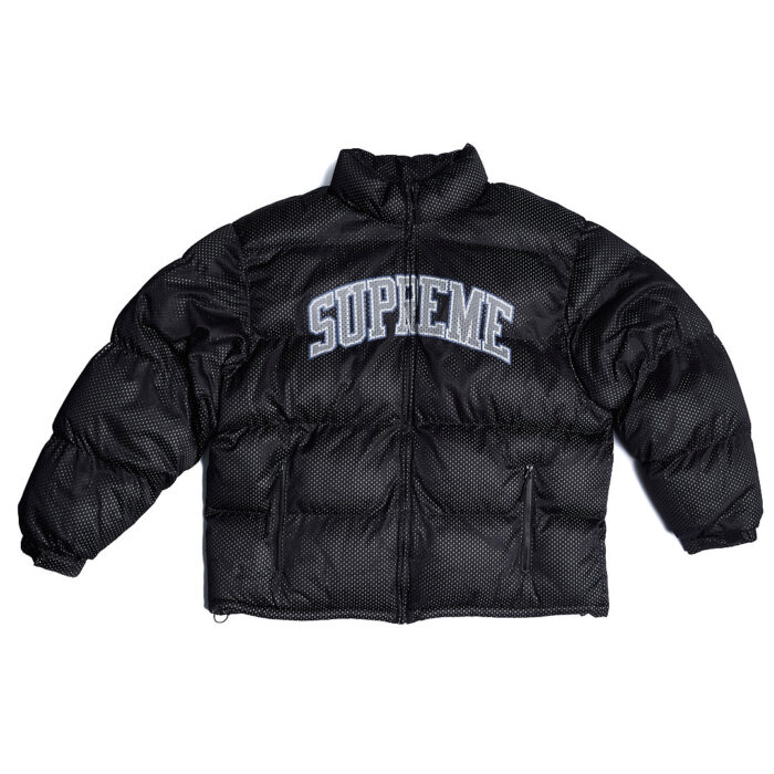 Jaqueta Supreme Mesh Jersey Puffer