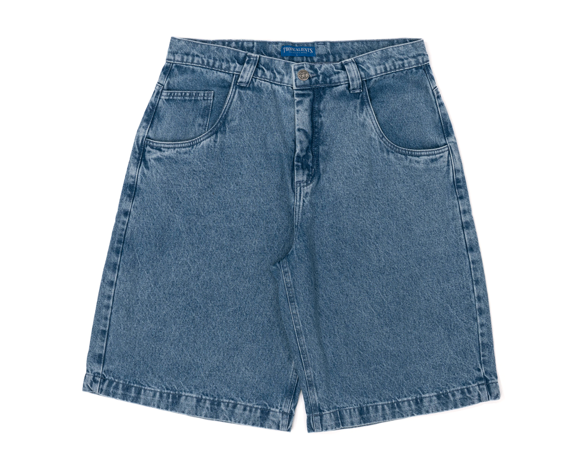 Bermuda Tropicalients Jeans Used Blue