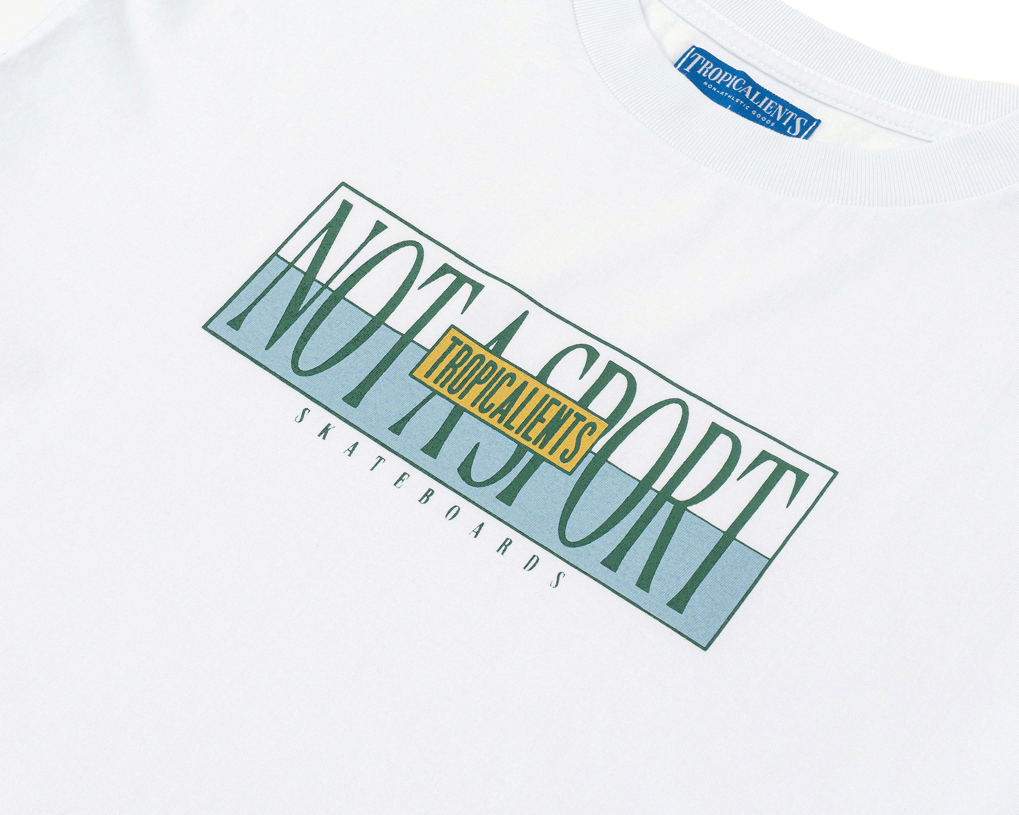 Camiseta Tropicalients Not A Sport Branca