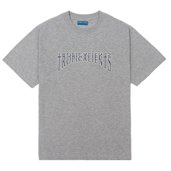 CAMISETA “Street COLLEGE” MESCLA – 1 Camiseta Tropicalients Street Colege Cinza