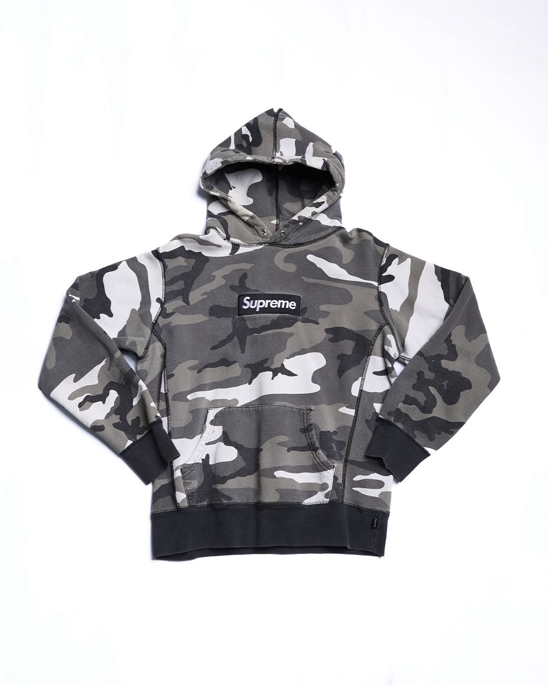 Moletom Supreme Snow Camo Box Logo Hoodie