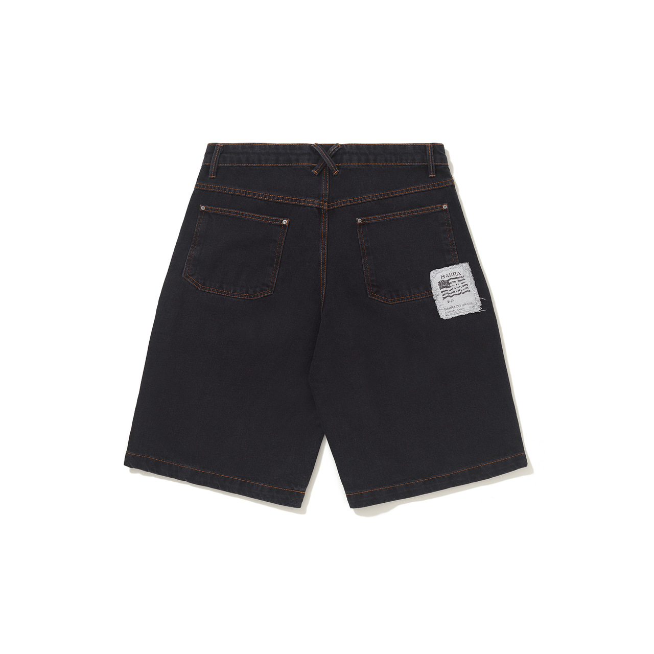 Bermuda Barra Crew Jeans Bicolor