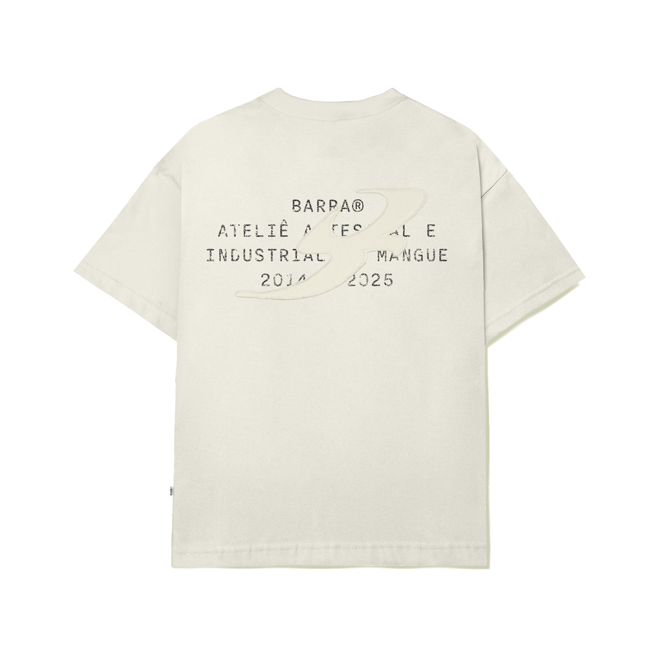 Camiseta Barra Crew Barra Ateliê Off White