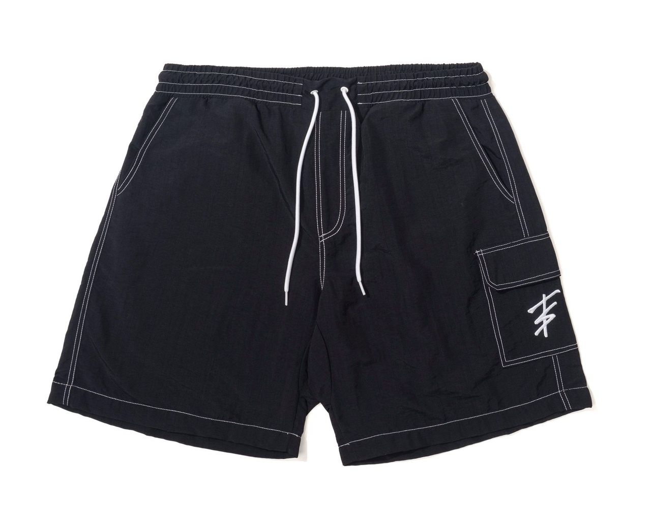 Bermuda Tropicalients Vacaciones RipStop Preto