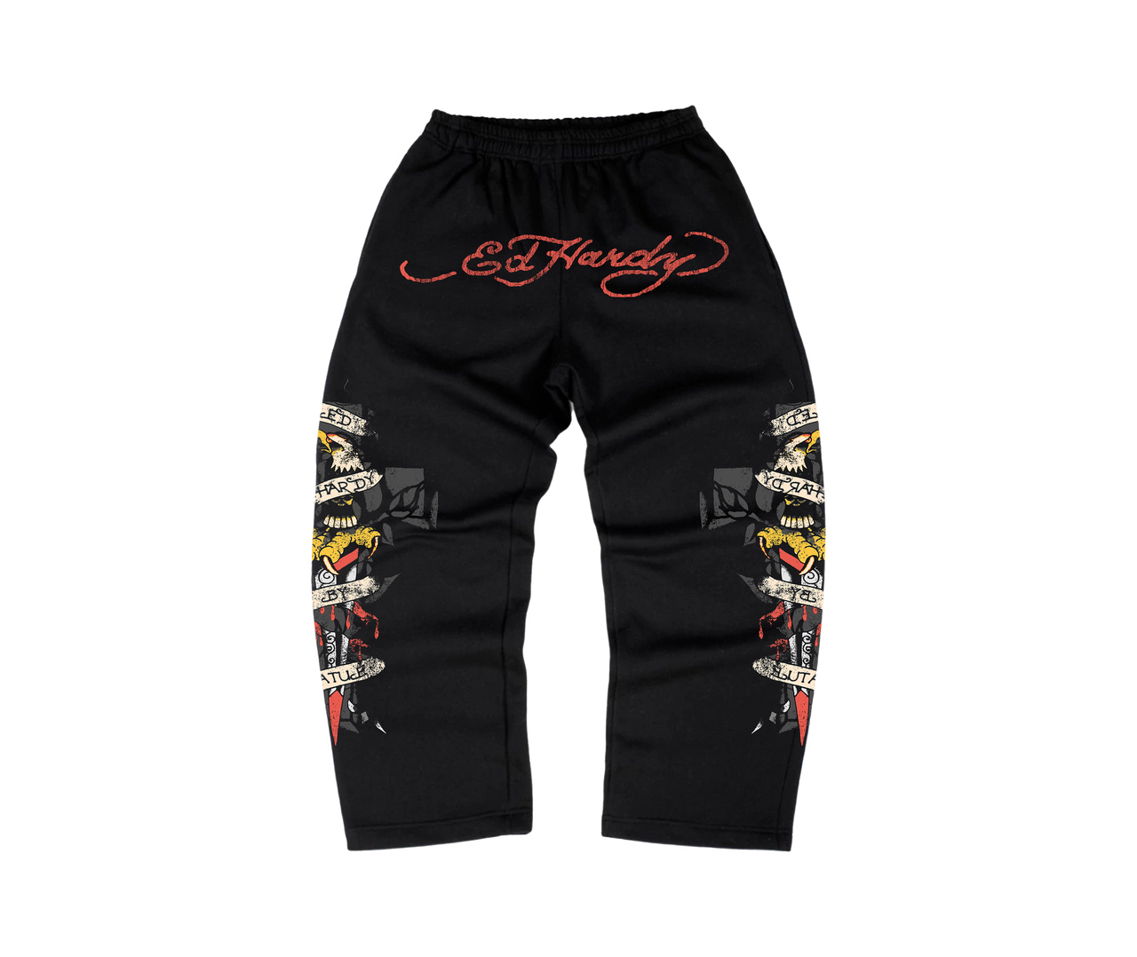 Calça Moletom Ed Hardy x Matuê “By Matuê” Preta