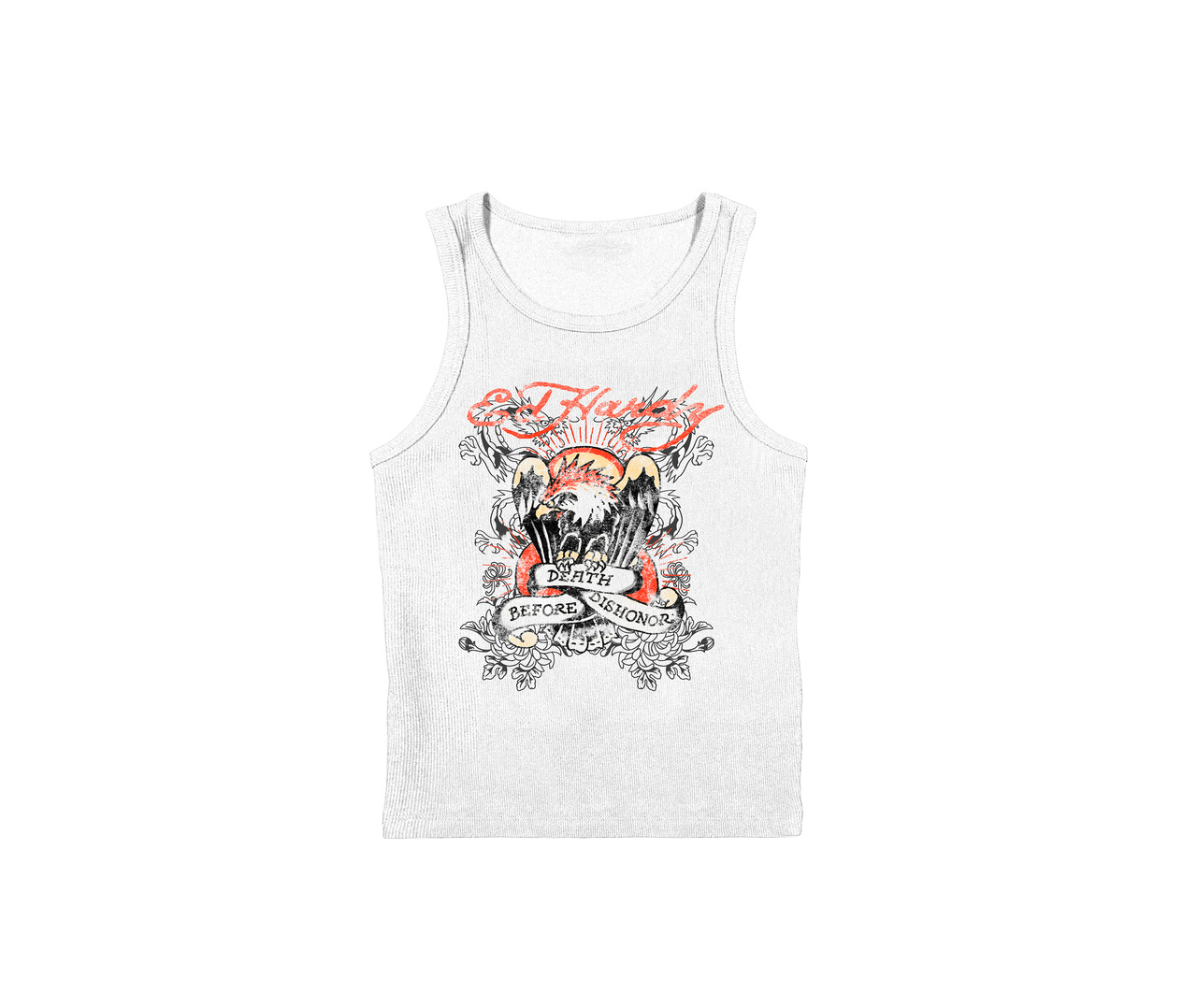 Regata Ed Hardy x Matuê “Death Before Dishonor” Masculina Branca