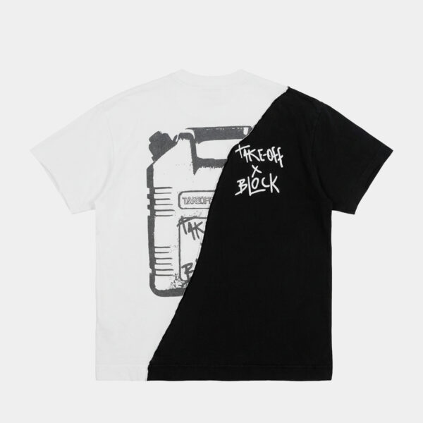 Camiseta Block x Take Off Slashed 50-50