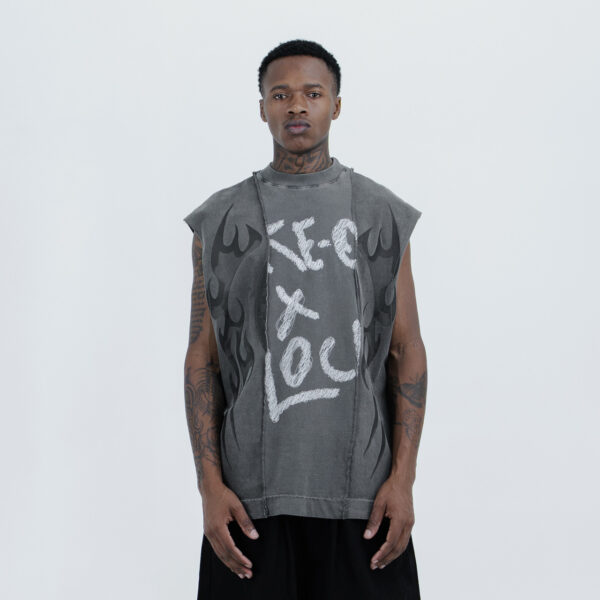 Regata Block x Take Off Slashing  Freak Cut  Cinza