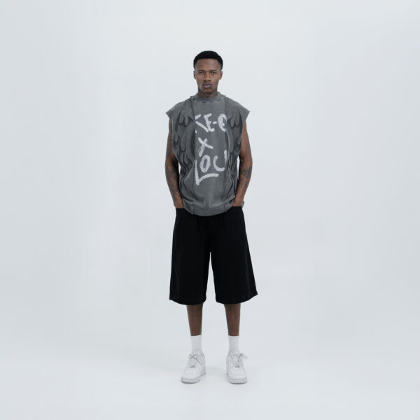 Regata Block x Take Off Slashing  Freak Cut  Cinza