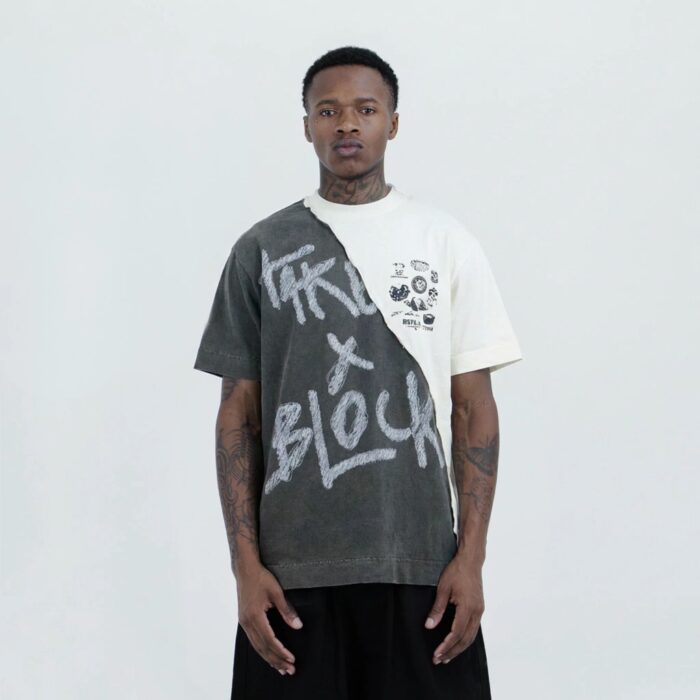 Camiseta  Block x Take Off Slashing Scripts Form