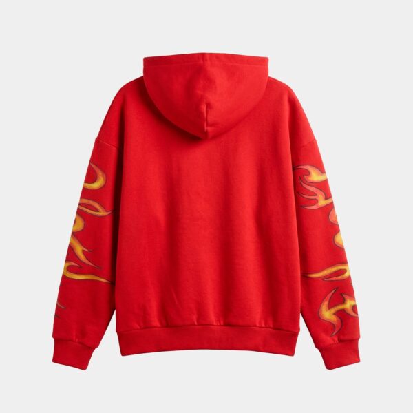 Moletom Block X Take Off Kidz Bloc Bloc Zip Hoodie Vermelho