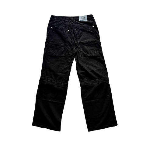 Calça Hard Jeans Santo Samael  Black (zipped Jorts)