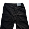 Calça Hard Jeans Santo Samael  Black (zipped Jorts)