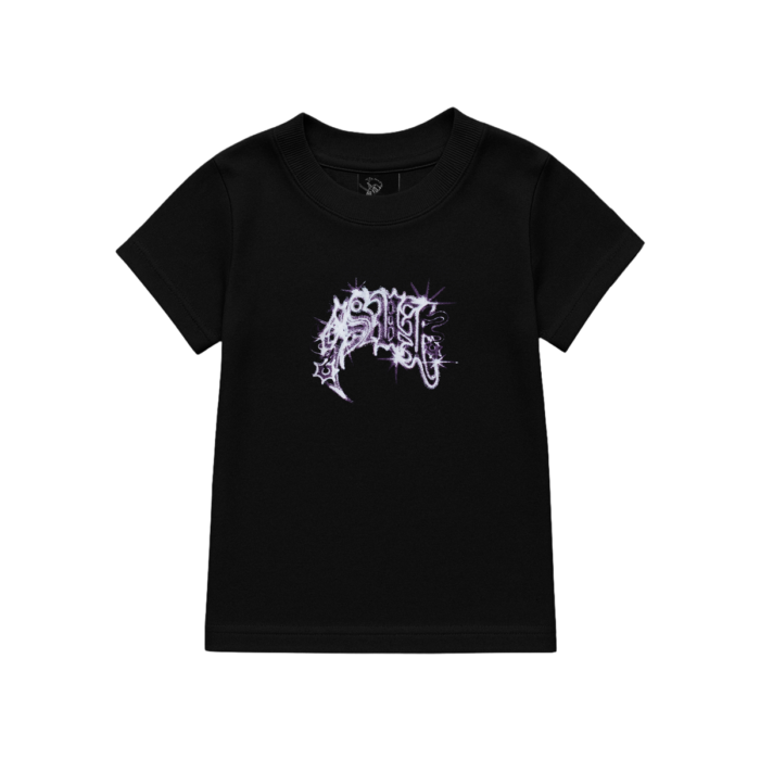 Camiseta Baby Tee Sufgang Clown  4suf airbrush Preta