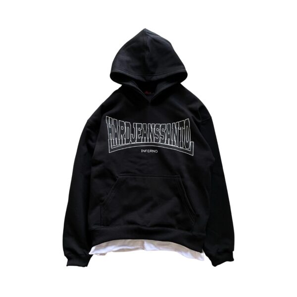 Moletom Hard Jeans Santo Inferno Hoodie Black  Hem