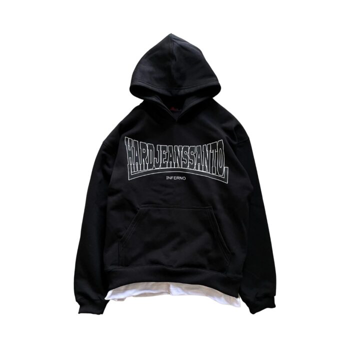 Moletom Hard Jeans Santo Inferno Hoodie Black  Hem