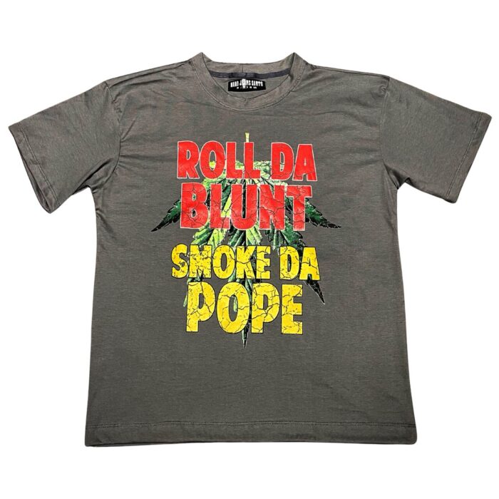 Camiseta Hard Jeans Santo Large Smoke da Pope