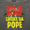 Camiseta Hard Jeans Santo Large Smoke da Pope