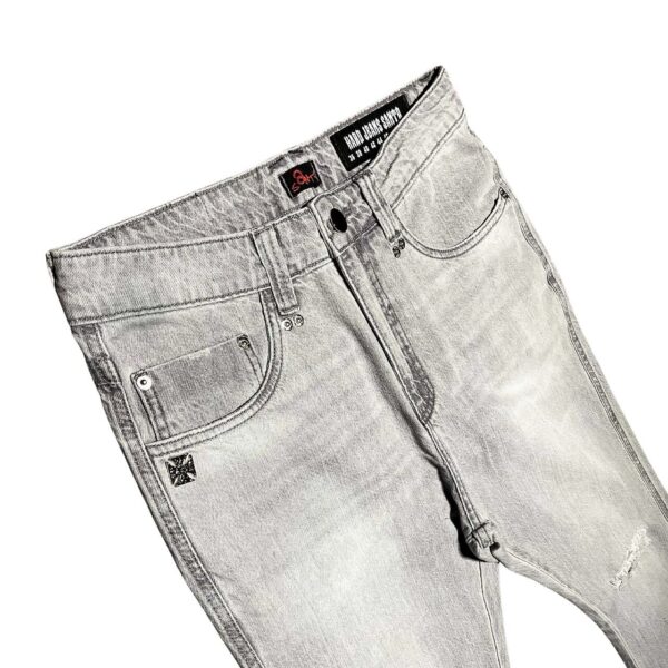 Calça Hard Jeans Santo Long Flare Black Ice