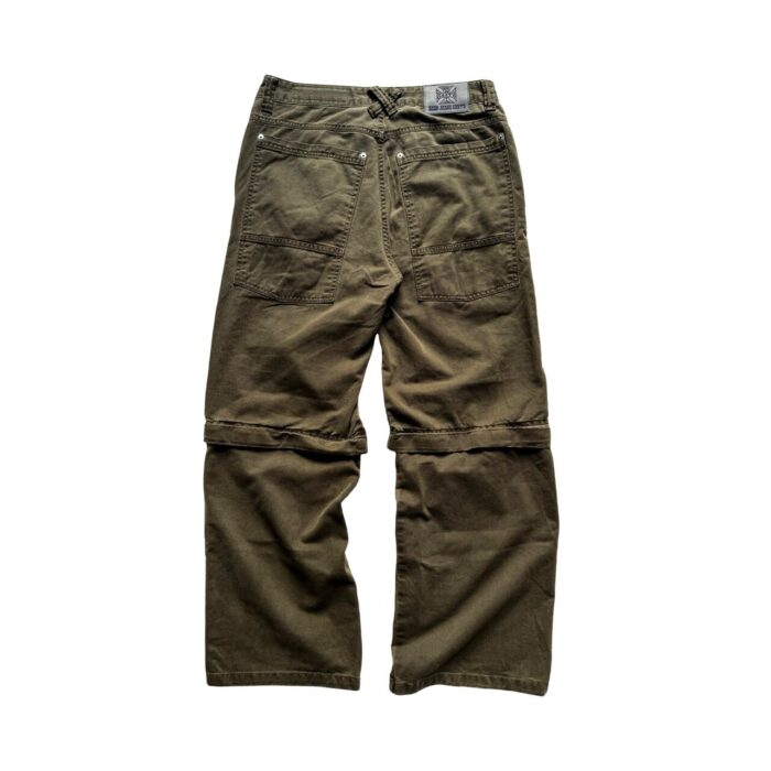 Calça Hard Jeans Santo Samael Pants Olive Green (Zipped Jorts)