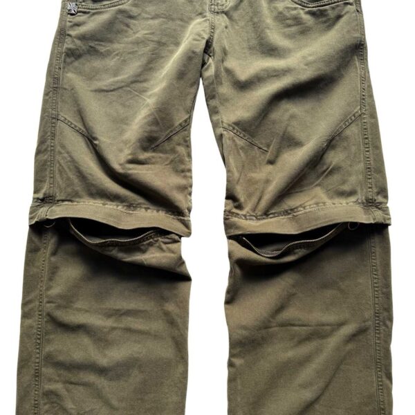 Calça Hard Jeans Santo Samael Pants Olive Green (Zipped Jorts)