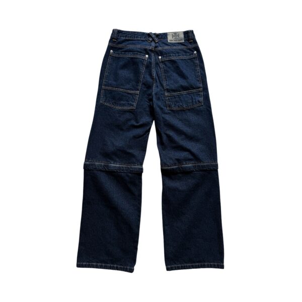 Calça Hard Jeans Santo  Samael Raw Ocre Jeans (Zipped Jorts)
