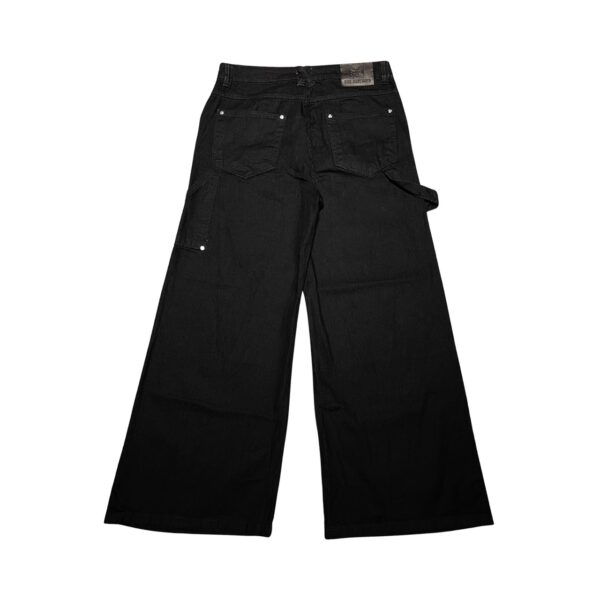 Calça Hard Jeans Santo Wide Carpenter Black Jeans