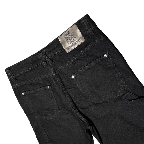 Calça Hard Jeans Santo Wide Carpenter Black Jeans