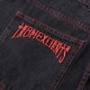 Bermuda Tropicalients Jeans Red Night