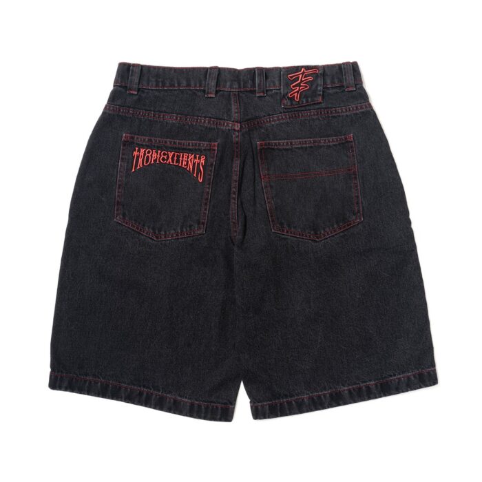 Bermuda Tropicalients Jeans Red Night
