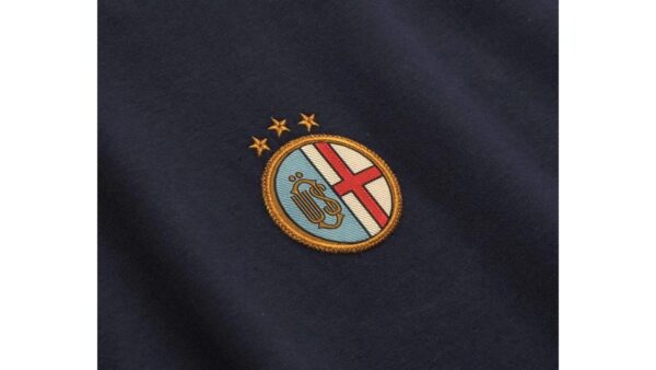 Camiseta Ous Jersey Escudo Azul Marinho