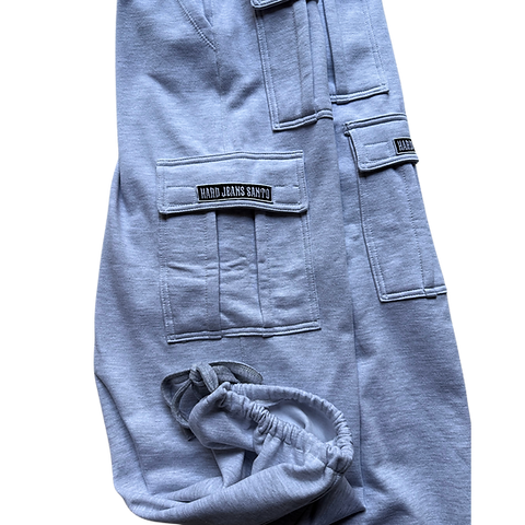 Calça Hard Jeans Santo Sweatpants Hard Cargo Grey