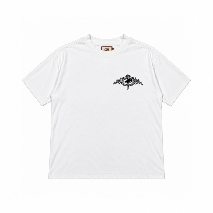 Camiseta Block x Down Jacquards Casarões Off White