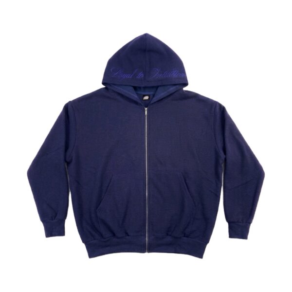 Moletom Onme Hoodie Zip Up Waffle - Like