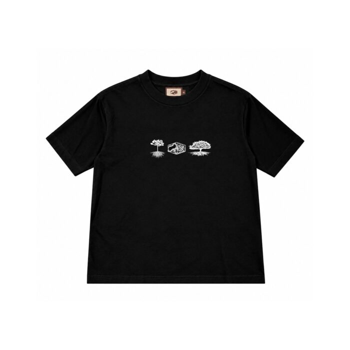 Camiseta Block x Down Jacquards Ybyrá Preta