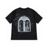 Camiseta Block x Down Jacquards Casarões Preta